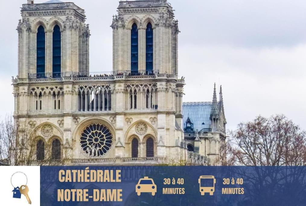 9 Mi From Stade De France - Charming 5-Room Saint-Denis  Buitenkant foto