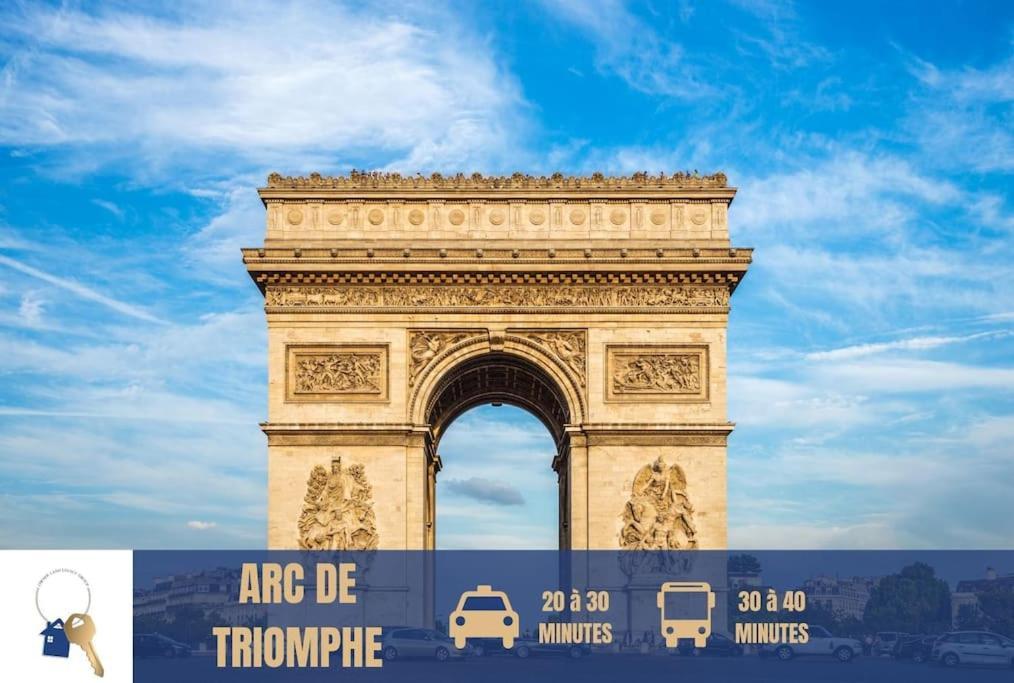 9 Mi From Stade De France - Charming 5-Room Saint-Denis  Buitenkant foto